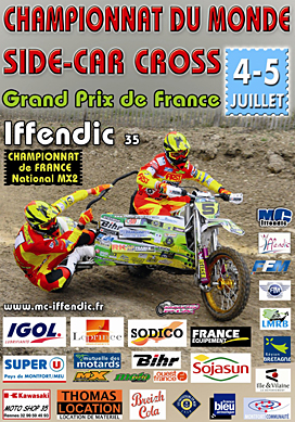 Le Grand Prix de France de Side-car Cross c'est ce week-end !
