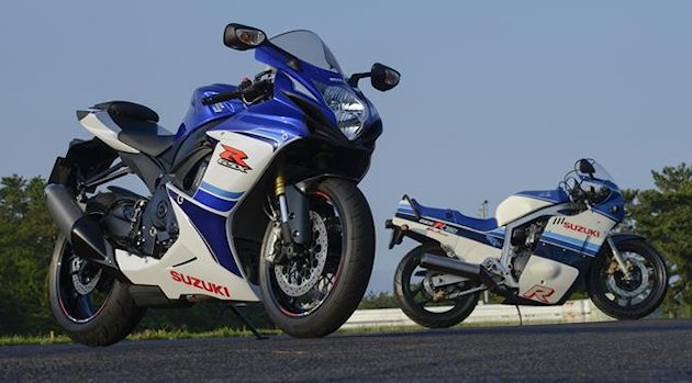 Suzuki dévoile ses GSX-R 30ème anniversaire.