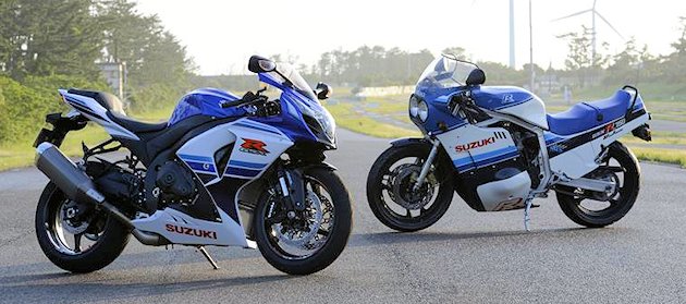 Suzuki dévoile ses GSX-R 30ème anniversaire.
