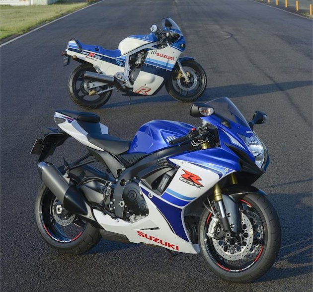 Suzuki dévoile ses GSX-R 30ème anniversaire.