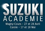 Dernières journées de la Suzuki Academie les 17 et 18 mai à Carole.