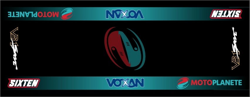 Tapis de moto au logo de Motoplanete