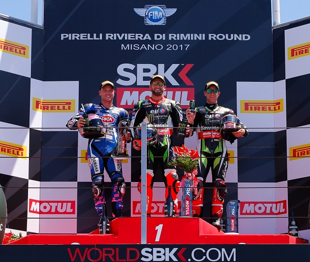 WSBK / Misano Course 1 - Sykes remporte une course à élimination.