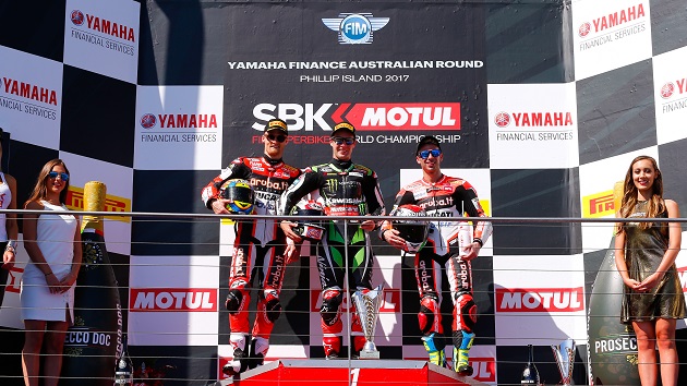 WSBK / Phillip Island - Premier doublé pour Rea !