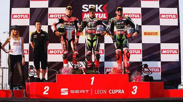 WSBK / Thaïlande Course 1 - 3 sur 3 pour Rea !
