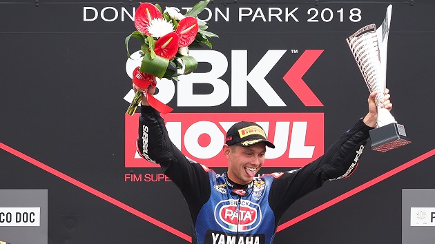 WSBK / Donington - Un doublé étincellant pour Van Der Mark !