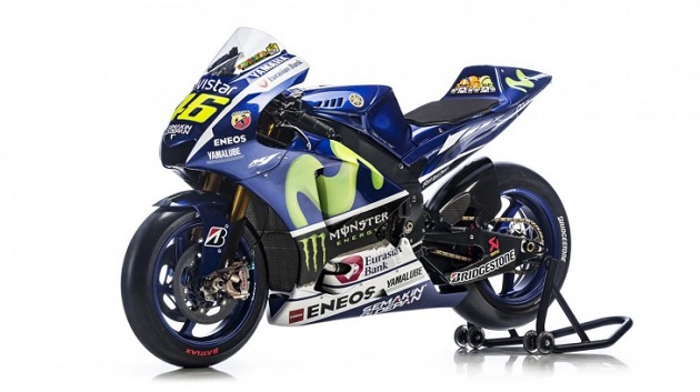 MotoGP - Yamaha présente les YZR-M1 de Rossi et Lorenzo.