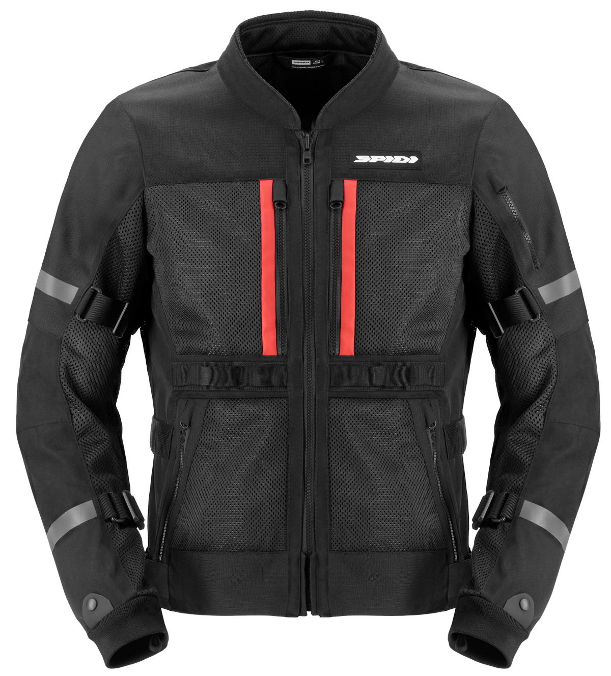 Le devant d'un blouson Spidi Tech Armor 2 noir