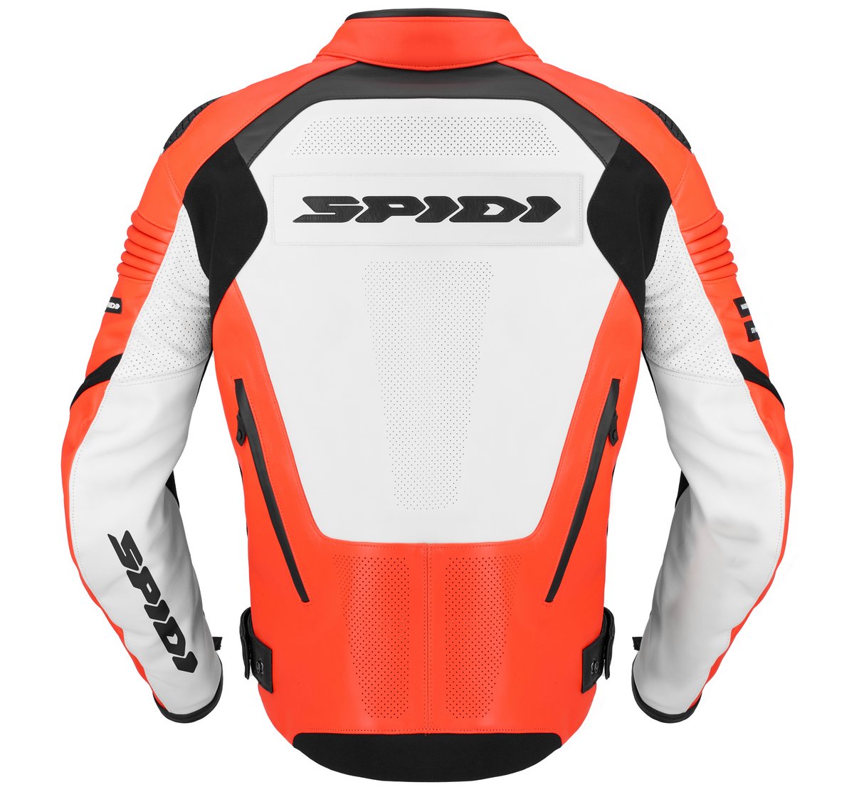 Un blouson Spidi Hyper-V Pro Perforated rouge et blanc