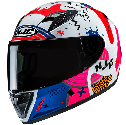 Un casque HJC Y10 Mika MC28