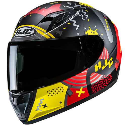 Un casque HJC Y10 Mika MC1SF