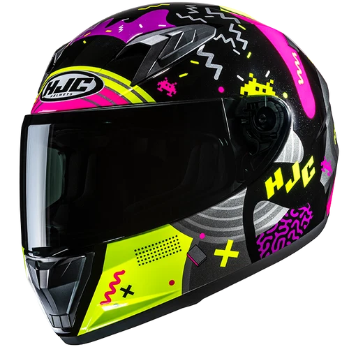 Un casque HJC Y10 Mika MC3H