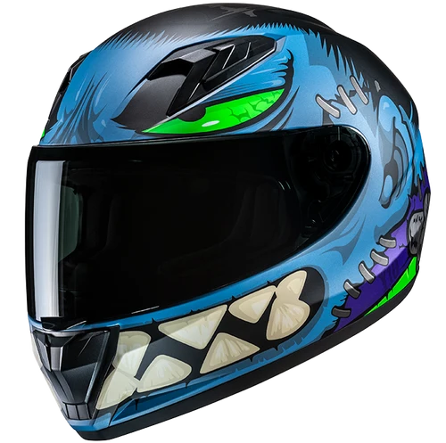 Un casque HJC Y10 Frank MC2SF