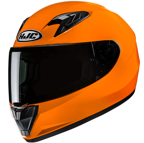 Un casque HJC Y10 Blanc orange