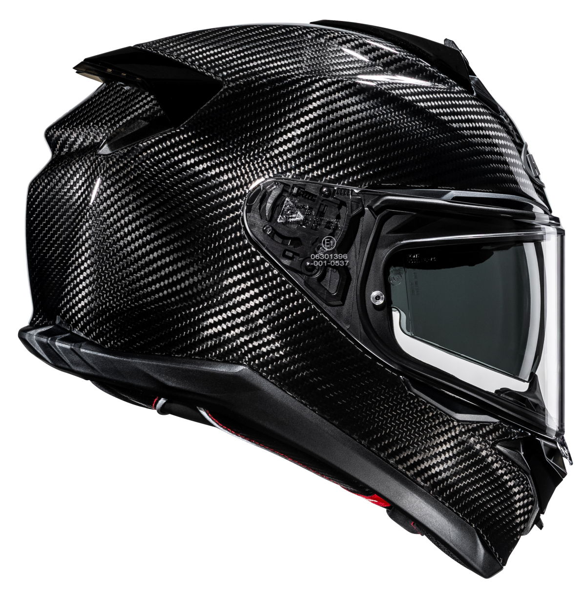 Un casque HJC F72 en carbone