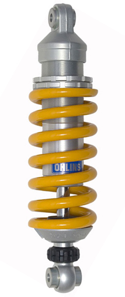 Une suspension Öhlins S45DR1 avec le ressort jaune