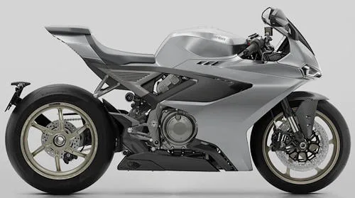 Photo de profil de la 1200 Manx R Apex 2026 en couleur gris