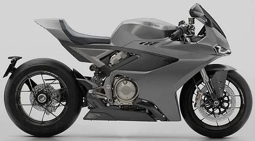 Photo de profil de la 1200 Manx R Signature 2026 en couleur gris