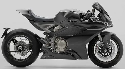 Photo de profil de la 1200 Manx R Signature 2026 en couleur noir