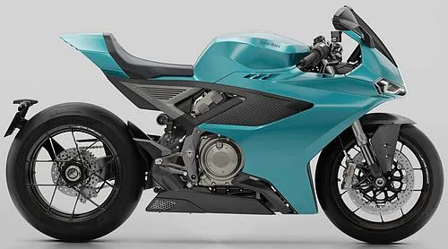Photo de profil de la 1200 Manx R Signature 2026 en couleur bleu