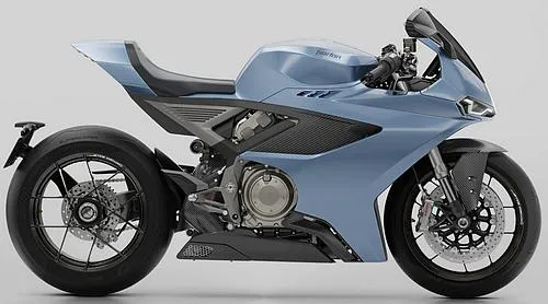Photo de profil de la 1200 Manx R Signature 2026 en couleur bleu
