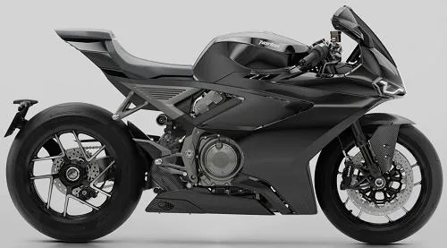 Photo de profil de la 1200 Manx R 2026 en couleur noir