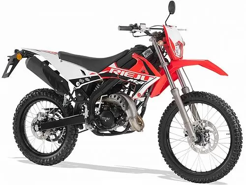 Photo de profil de la MRT 50 Enduro 2023 en couleur rouge
