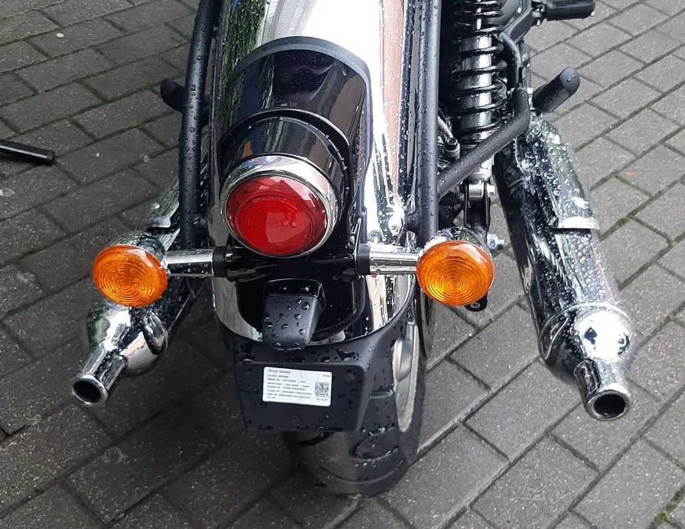 Pruebe el Royal-Enfield 650 Classic