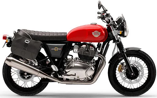 Profile photo of Interceptor 650 Lightning Edition 2023 in color red.
