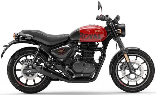 Foto de perfil del HNTR 350 2023 en color rojo / negro.