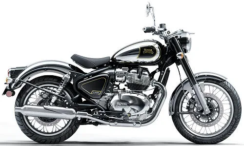 Foto de perfil del Classic 650 2026 en color chrome.