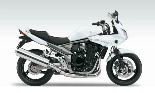Foto de perfil del GSF 1250 Bandit S 2012 en color blanco.