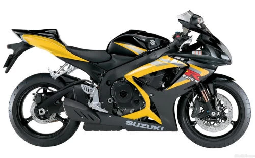 Foto de perfil del 750 GSX-R 2006 en color indefinido.