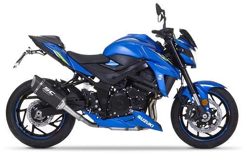 Foto de perfil del GSX-S 750 YUGEN Titanium &amp; Carbon 2019 en color indefinido.