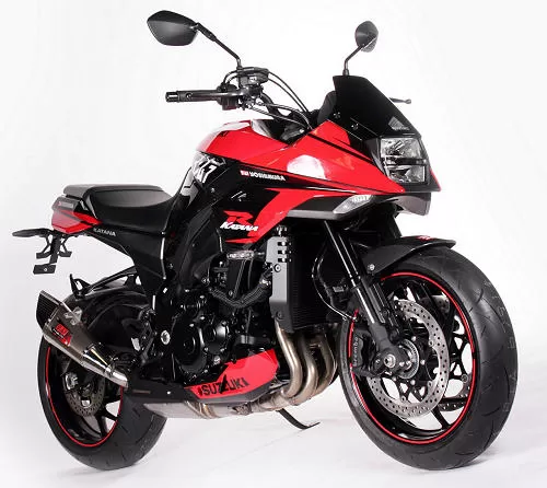 Foto de perfil del 1000 Katana Yoshimura 2019 en color indefinido.
