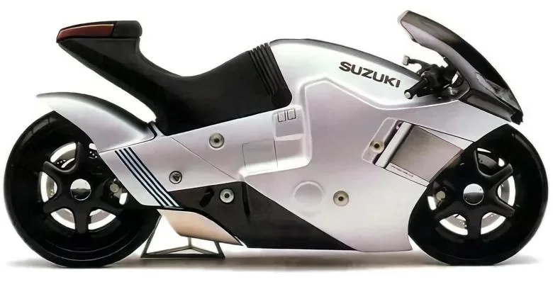 Foto de perfil del Nuda 1987 en color gris / negro.