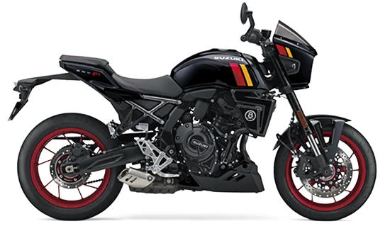 Foto de perfil del GSX-8TT 800 2027 en color negro.