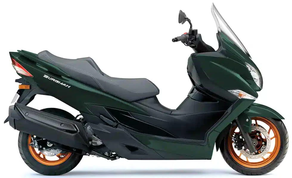 Profile photo of AN 400 Burgman 2026 in color green.