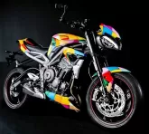 Motorcycle Triumph 765 Street Triple RS Harley Quinn 2020
