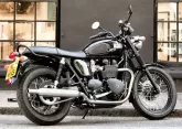 Motorcycle Triumph 865 BONNEVILLE T 100 Black 2015