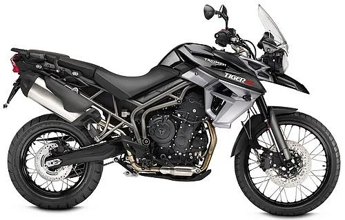 Photo de profil de la TIGER 800 XC 2015 en couleur noir