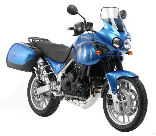 Photo de profil de la 955i Tiger 2005 en couleur bleu
