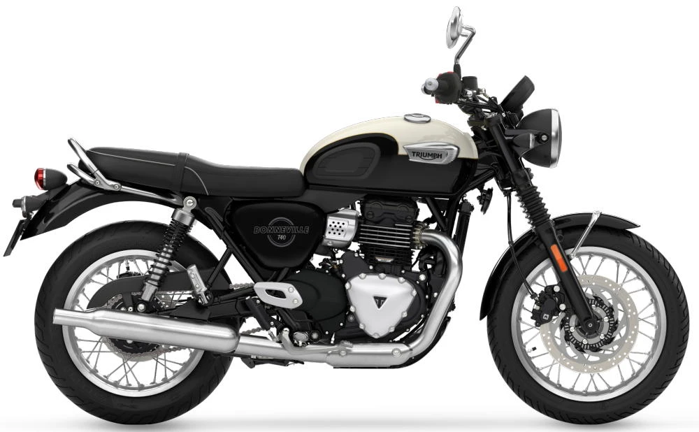 Profile photo of Bonneville 400 T40 2027 in color white / black.