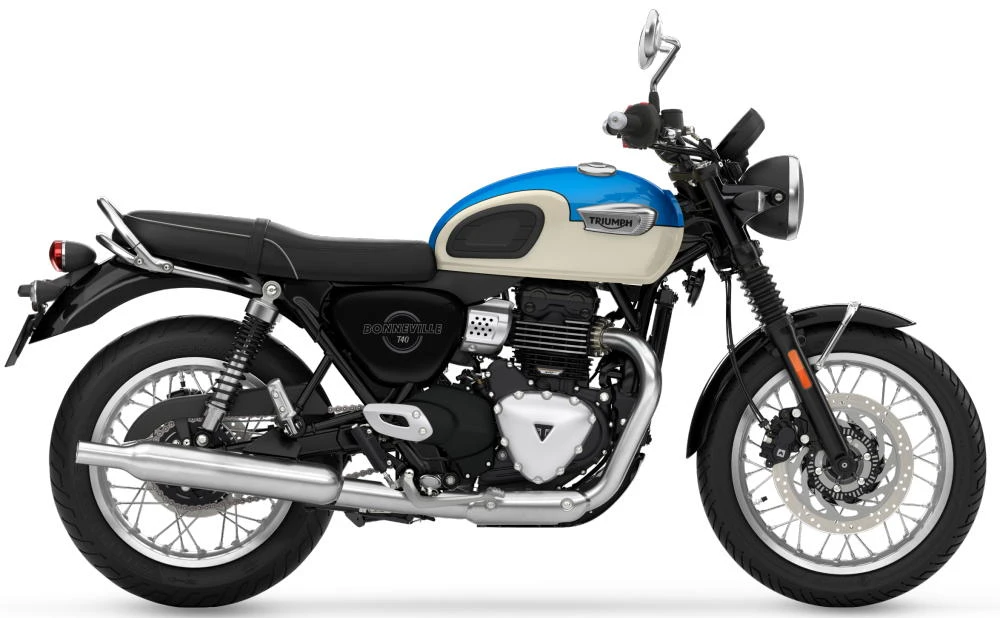 Profile photo of Bonneville 400 T40 2027 in color white / blue.