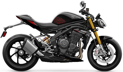 Photo de profil de la 1200 Speed Triple RS 2026 en couleur noir