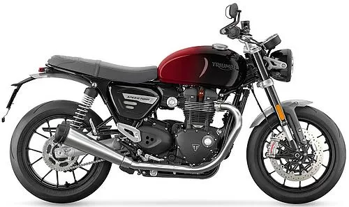 Profile photo of 1200 Speed Twin Red Stealth Edition 2024 in color red / black.