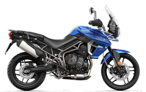 Foto de perfil del Tiger 800 XRX 2018 en color indefinido.