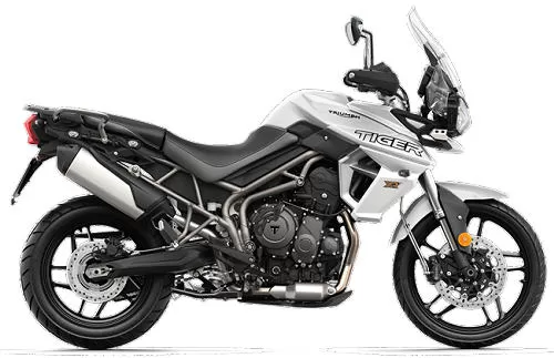 Foto de perfil del Tiger 800 XRt 2018 en color indefinido.