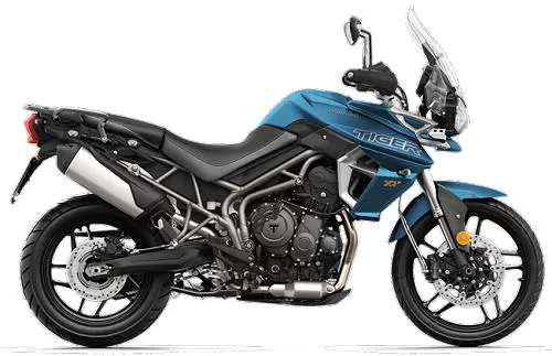 Foto de perfil del Tiger 800 XRt 2018 en color indefinido.