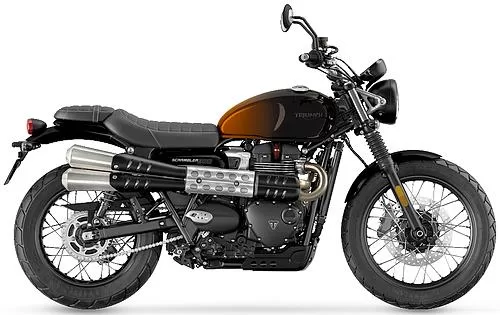 Profile photo of 900 Scrambler Orange Stealth Edition 2024 in color orange.